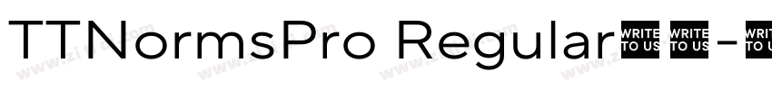 TTNormsPro Regular字体字体转换